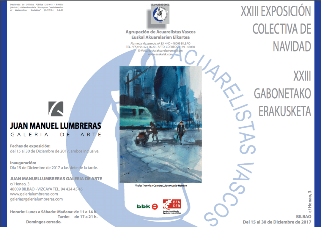 INVITACION ACUARELISTAS VASCOS